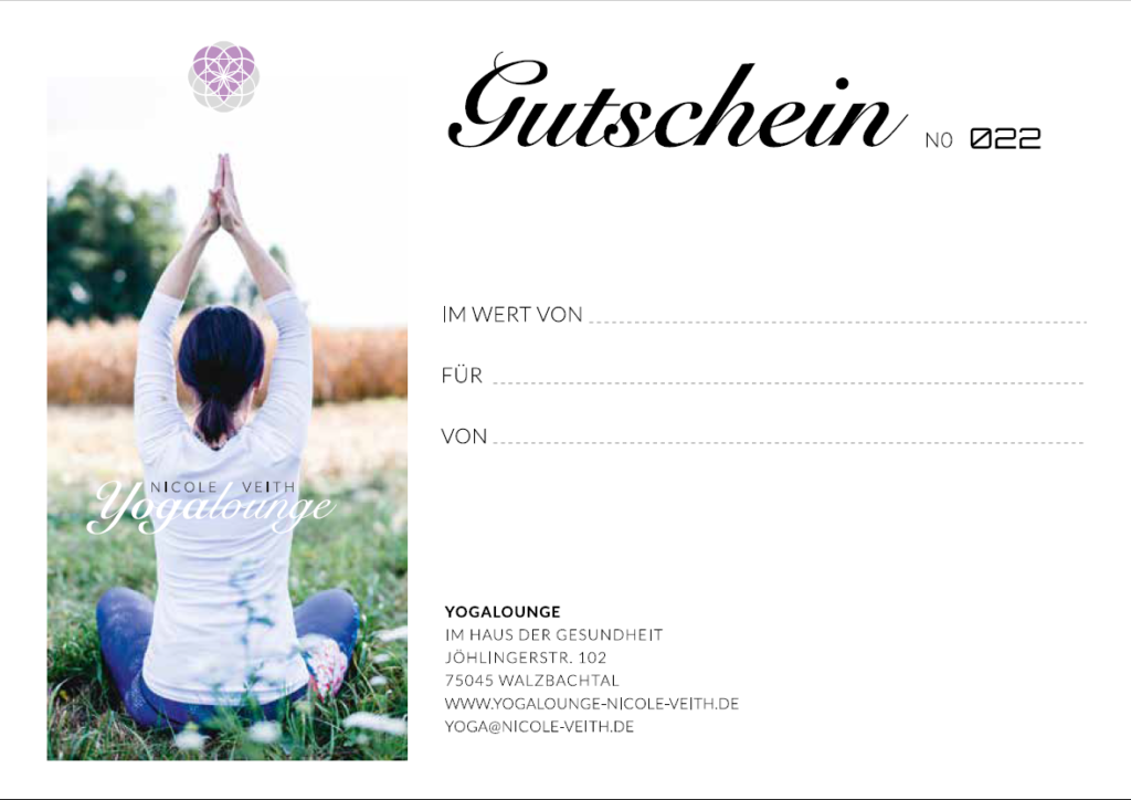 Gutschein Yogalounge