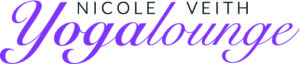 Yogalounge Nicole Veith Walzbachtal | Logo schwarz-violett