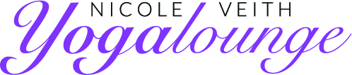 Yogalounge Nicole Veith Walzbachtal | Logo schwarz-violett